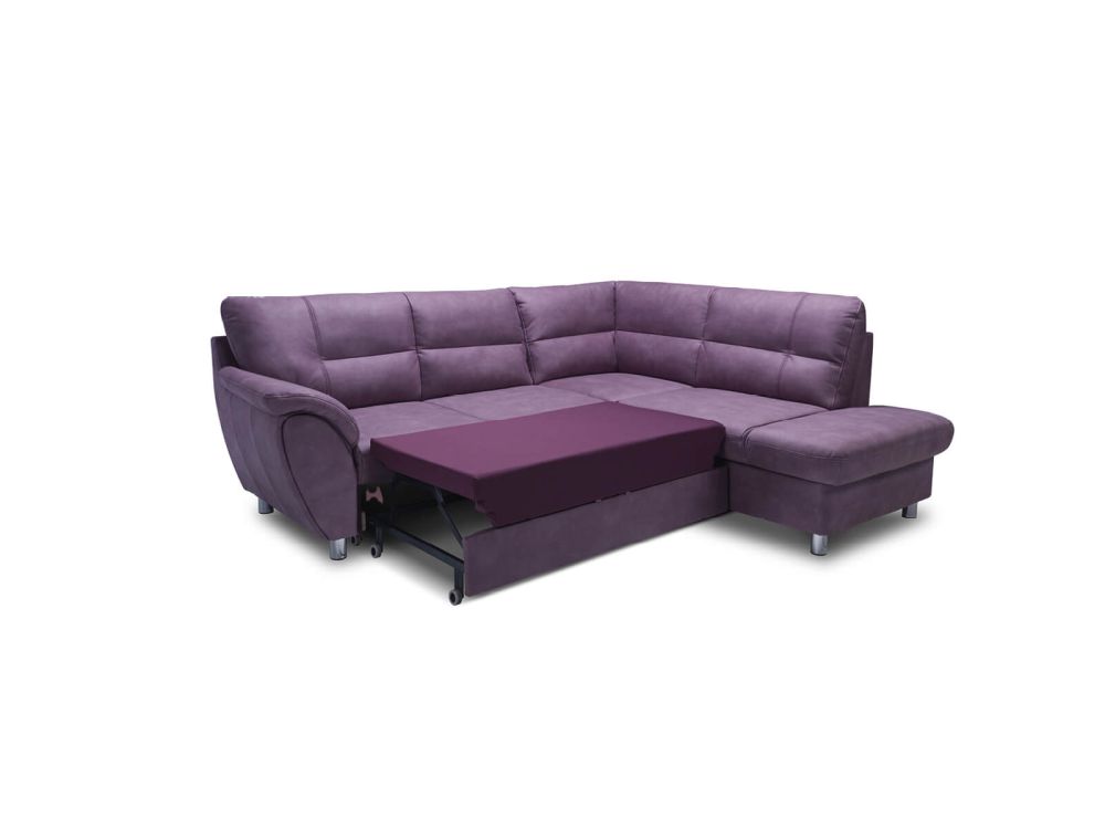 Luksusowy wysoki narożnik do salonu z funkcją spania AUGUSTUS 2