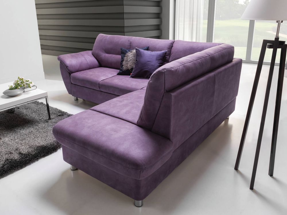 Luksusowy wysoki narożnik do salonu z funkcją spania AUGUSTUS 1