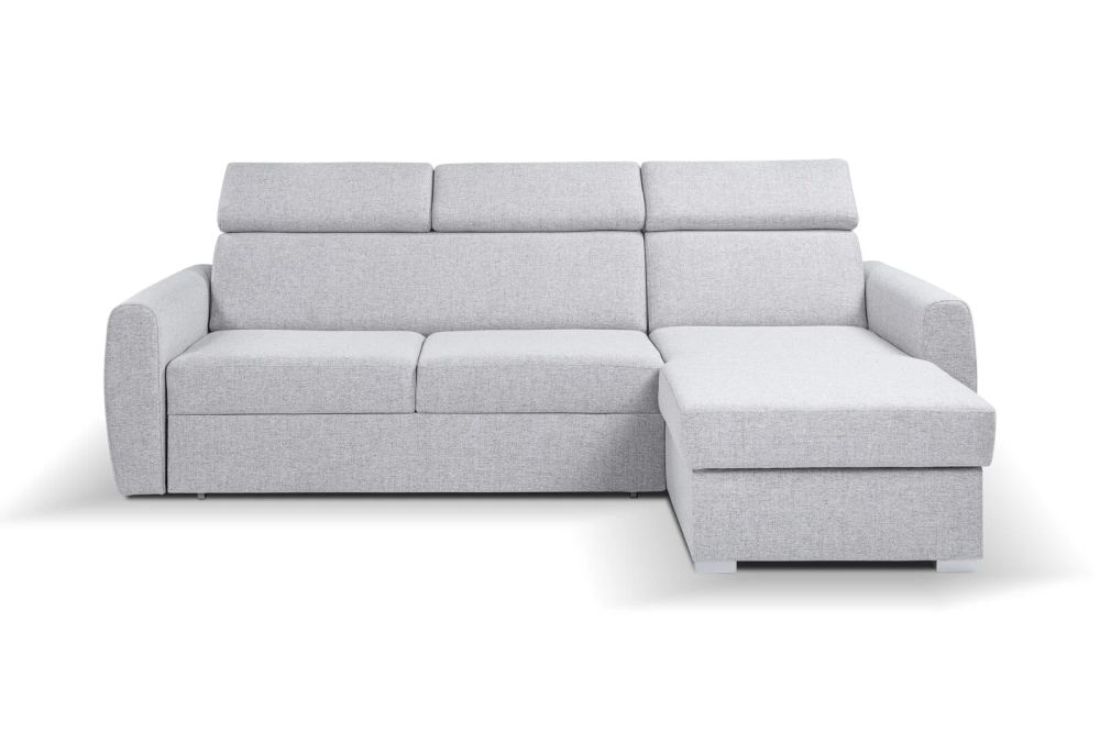 Narożnik z automatem rozkładającym i zagłówkami PAREO 2