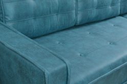 Narożnik z guzikami z funkcją spania TUSSO 9 Kanapa narożna z guzikami