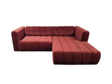 Nowoczesny narożnik z luźnymi poduszkami z funkcją spania SALSA 2