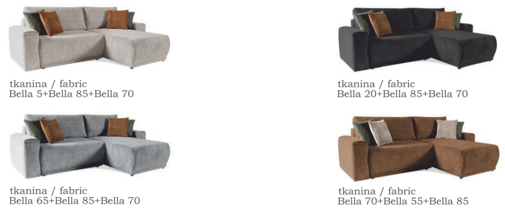 Nowoczesny narożnik z duzym spaniem BASTION 4 Nowoczesny narożnik z duzym spaniem BASTION 2