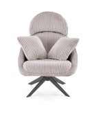 Obrotowy fotel w prążki MARRY 2 1
