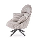 Obrotowy fotel w prążki MARRY 2 3