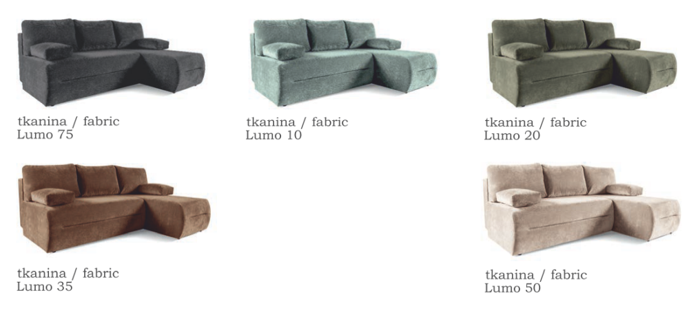 Rogówka ze skrzynią na pościel z funkcją spania UNO 2