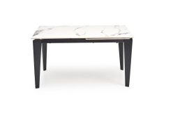 Rozkładany stół biały ze spieku 141-201 cm FELIX 7