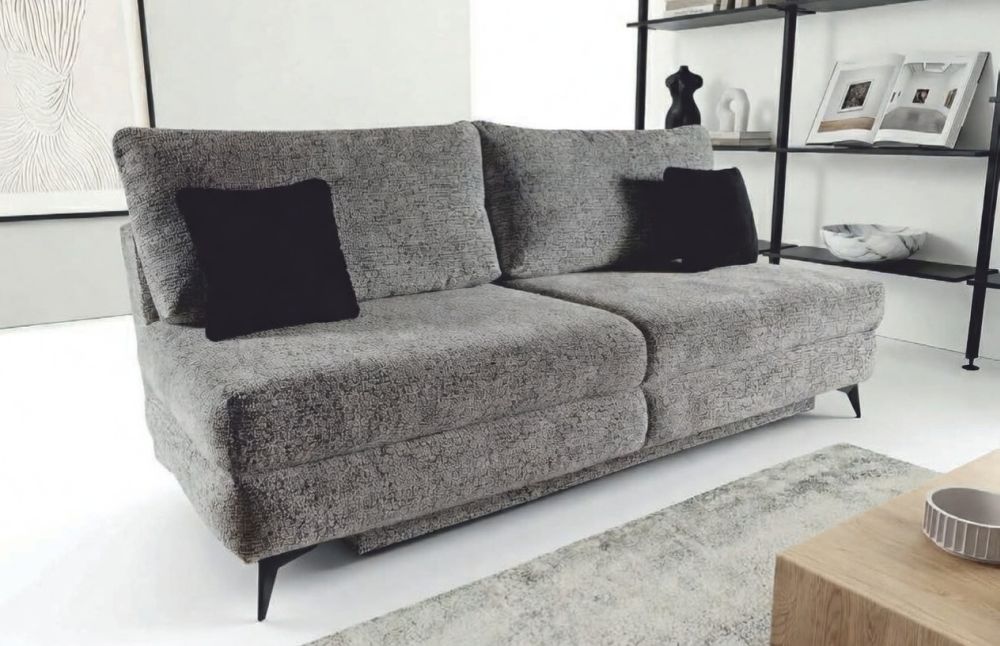 Smukła sofa double pocket do spania TALIA 1 Smukła sofa bez boków double pocket do codziennego spania jak łóżko