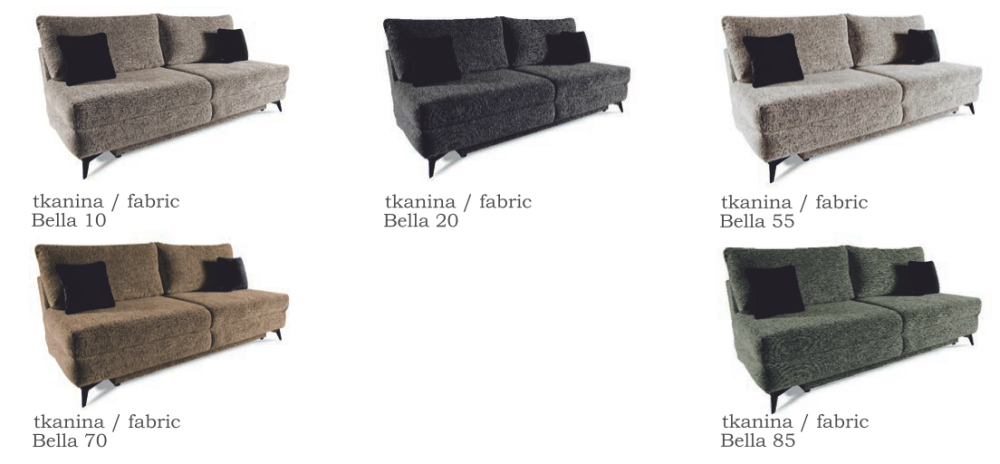 Smukła sofa double pocket do spania TALIA 4 Smukła sofa double pocket do spania TALIA 2