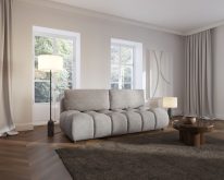 Sofa fala z pdużymi poduchami