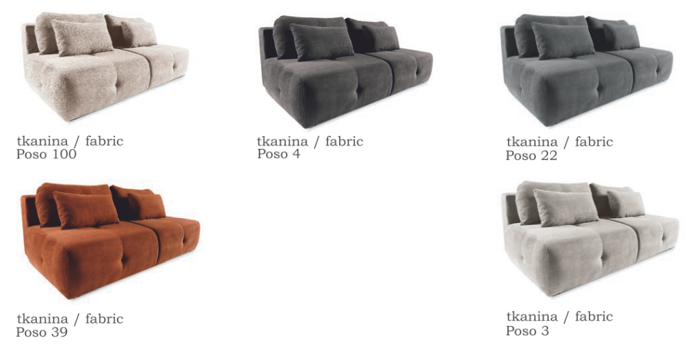 Sofa jak łóżko małżeńskie CALMO 2