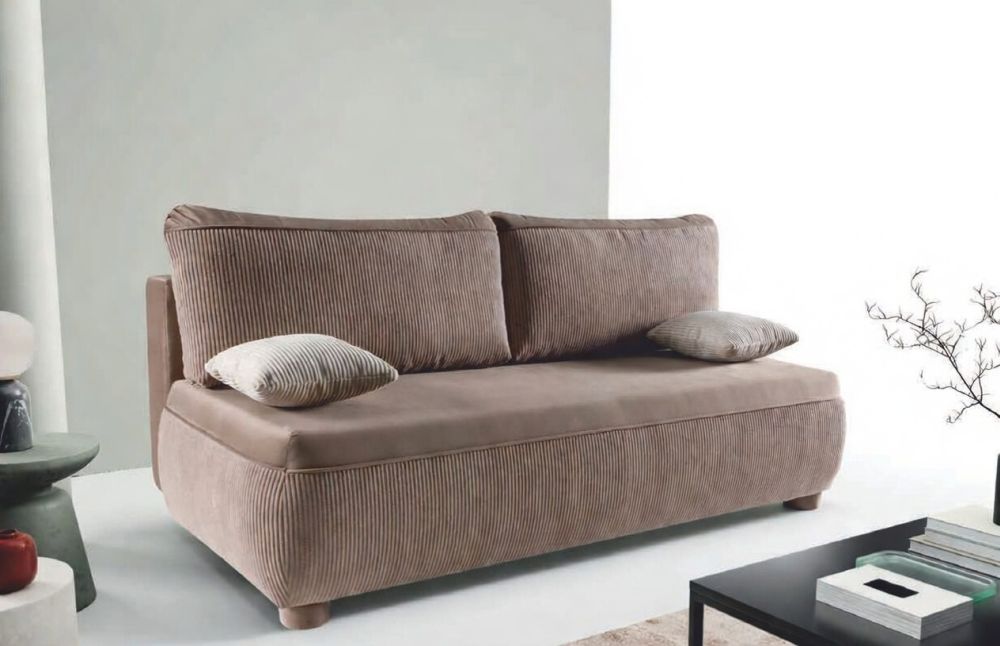 Sofa z dużymi poduszkami z funkcją spania KAMELIA 1 Bardzo wygodna sofa z dużymi poduchami z funkcją spania codziennego