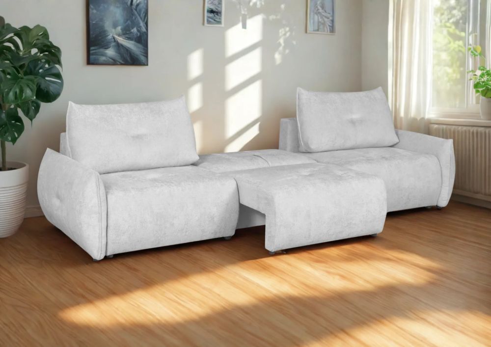 Sofa z szerokim i długim spaniem PRIME 3 10 Sofa modułowa z długą powierzchnią spania