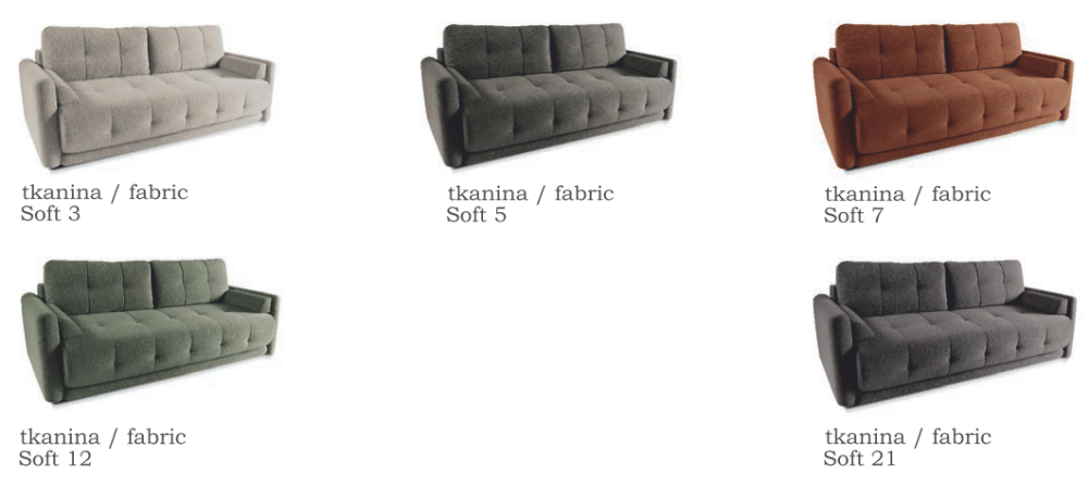 Sofa z szybkim rozkładaniem do spania AKCENT 4 Sofa z szybkim rozkładaniem do spania AKCENT 2