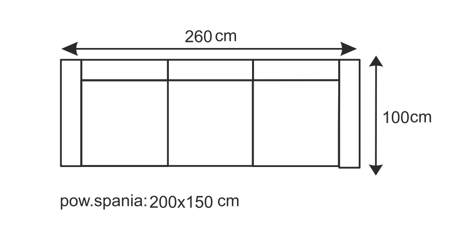 Sofa z funkcją spania codziennego do salonu w stylu japandi ZEN 6