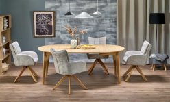 Stół naturalny dąb rozkładany do salonu i jadalni