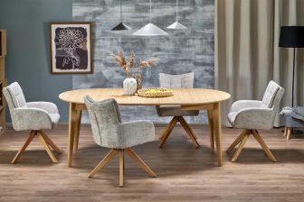 Stół naturalny dąb rozkładany do salonu i jadalni