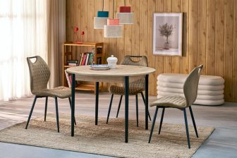 Tani okrągły stół rozkładany do salonu i do jadalni