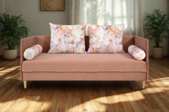 Tapczan z trzema bokami ALFA 7 Modny tapczan z trzema bokami ze schowkiem