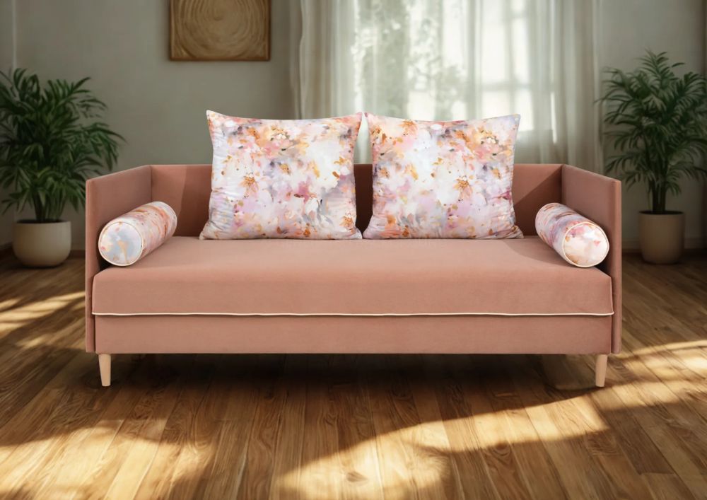 Tapczan z trzema bokami ALFA 1 Modny tapczan z trzema bokami ze schowkiem