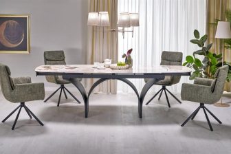 Unikalny stół rozkładany do pięknego salonu