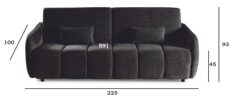Wersalka jak sofa z funkcją spania AZALIA 5 Wersalka jak sofa z funkcją spania AZALIA 3