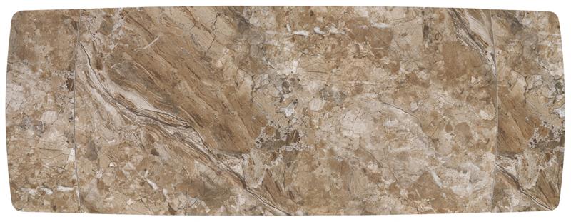 Zachwycający stół brązowy marmur rozkładany 180-238 cm VINCE 1