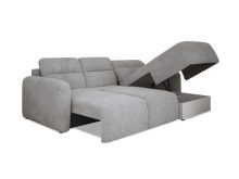 Dopasowany do wnętrza elektrycznie sterowany narożnik z funkcją spania MELLORA 1 3