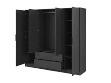 Duża garderoba do sypialni bez luster TITAN 2