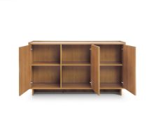 Duża komoda bez uchwytów dąb karmelowy 147 cm CARAMELLO 3