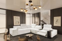 Ekskluzywna kanapa narożna rozkładana z podnóżkiem elektrycznym indukcją i barkiem ASTON 13 MIX 15 Ekskluzywna kanapa narożna rozkładana z podnóżkiem elektrycznym indukcją i barkiem ASTON 13 MIX 14