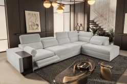 Ekskluzywna rogówka rozkładana z barkiem podnóżkiem i ładowarką telefonu ASTON 11 MIX 15