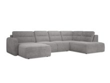 Elektrycznie rozkładany narożnik U z funkcją spania MELLORA 3 3