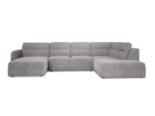 Elektrycznie rozkładany narożnik U z funkcją spania MELLORA 3 2