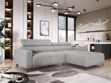 Ergonomiczna kanapa narożna elektryczna