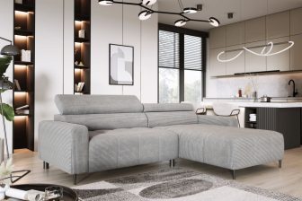 Ergonomiczna kanapa narożna elektryczna