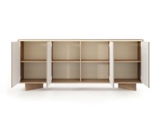 Fantastyczna komoda z czterema szafkami LED 204 cm SENSO 2