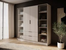 Szafa garderoba kaszmi dużo półek