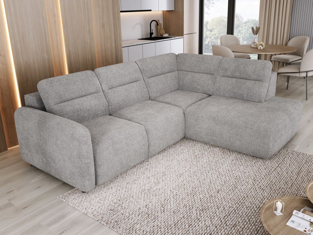 Modny geometryczny narożnik z funkcją spania codziennego