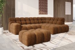 Elektryczny narożnik do salonu głęboko profilowany