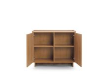 Mała komoda otwierane drzwi dąb karmelowy 98 cm CARAMELLO 4