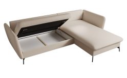 Narożnik na cienkich nogach z funkcją spania MONTANA 5