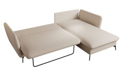 Narożnik na cienkich nogach z funkcją spania MONTANA 4