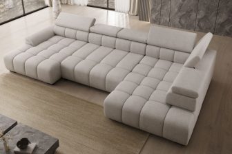 Sofa narożna U elektrycznie sterowana