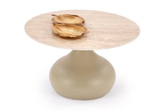 Przepiękna ława do salonu trawertyn i kaszmir TIMOR 73 Przepiękna ława trawertyn i kaszmir