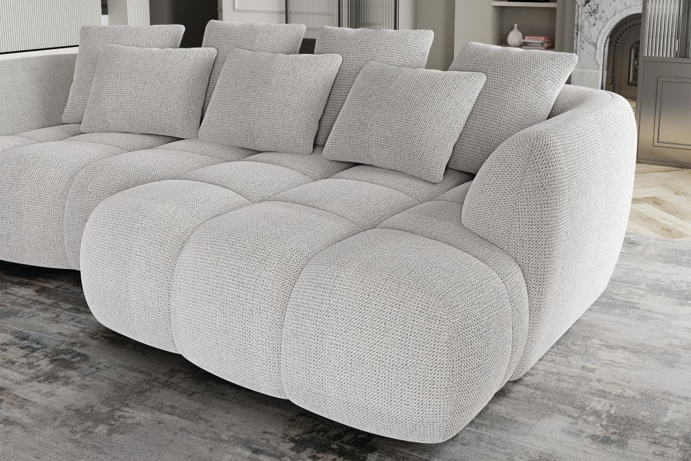 Przytulny i nowoczesny narożnik do salonu VELESSA 1