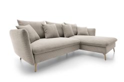 Rogówka sztruks z funkcją spania z miękkimi poduchami WONDER 3