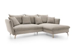 Rogówka sztruks z funkcją spania z miękkimi poduchami WONDER 2