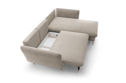 Rogówka sztruks z funkcją spania z miękkimi poduchami WONDER 6