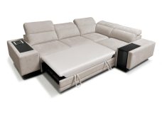 Rozkładana rogówka z podnóżkiem barkiem i ładowarką ASTON 2 MIX 25