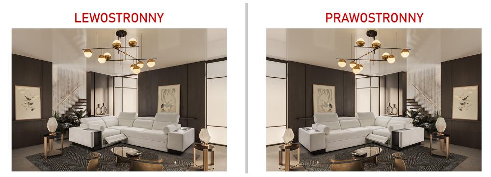 Rozkładana rogówka z podnóżkiem barkiem i ładowarką ASTON 2 MIX 35